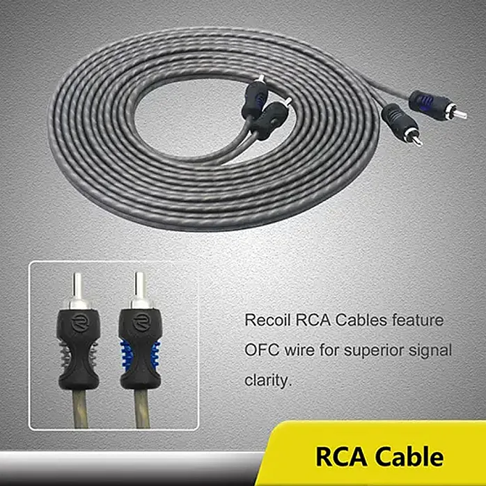 Recoil  RCK4 - 4 AWG 2 Channel Complete Amplifier installation Kit