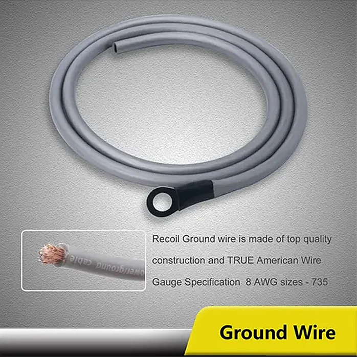 Recoil  RCK4 - 4 AWG 2 Channel Complete Amplifier installation Kit