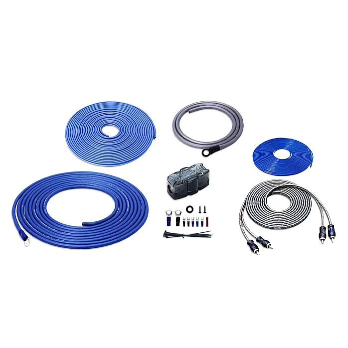Recoil  RCK8 - 8 Gauge 2 Channel Amplifier Wiring Kit with OFC RCA & Mini-ANL Fuse