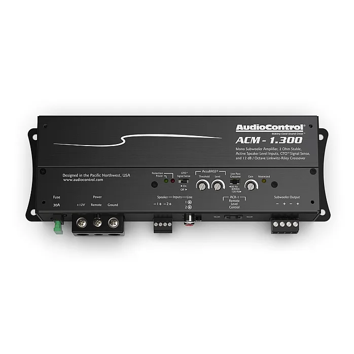 AudioControl ACM-1.300 Mini Bass Car Audio Monoblock Micro Amplifiers Subwoofer