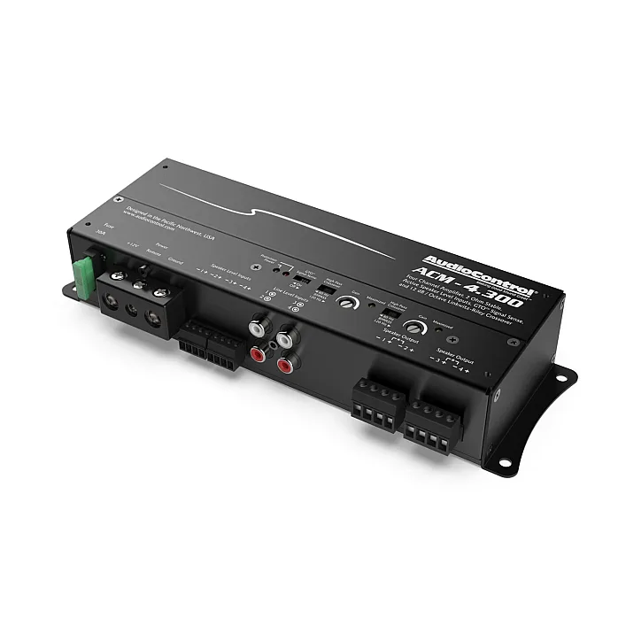 AudioControl ACM-4.300 Mini 4 Channel Car Micro Amplifier 50 Watts RMS x 4