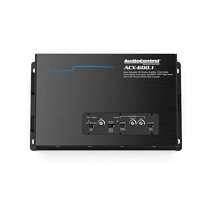 AudioControl ACX-600.1 IPX6 Compact Monoblock Powersports / Marine All Weather Amplifier