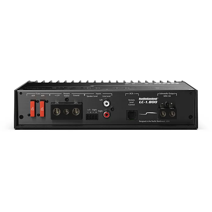 AudioControl LC-1.800 High-Power Mono Subwoofer Amplifier with Accubass 800 Watts RMS at 2 ohms