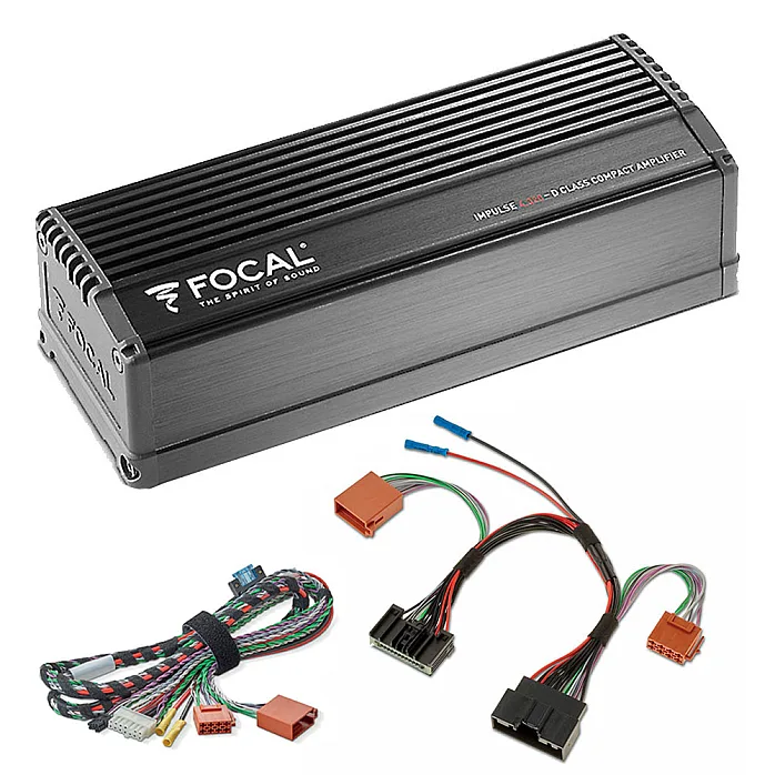Focal INSIDE Impulse 4.320 Compact 4 Channel Ford ISO Cable Harness / Extension Cable Amplifier Kit
