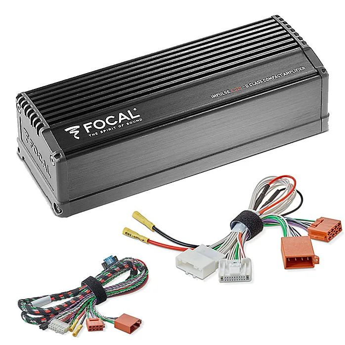 Focal INSIDE Impulse 4.320 Compact 4 Channel Nissan ISO Cable Harness / Extension Cable Amplifier Kit
