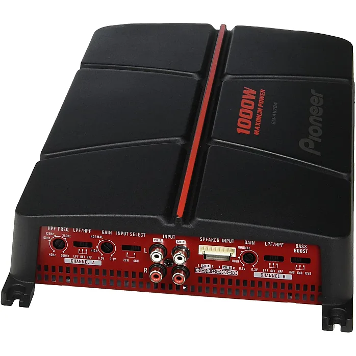 Pioneer GM-A6704 4 Channel 1000W Bridgeable Amplifier for Speakers / Subwoofer