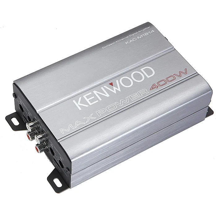 Kenwood KAC-M1814 4 Channel Compact Digital Speaker Amplifier 400 Watt