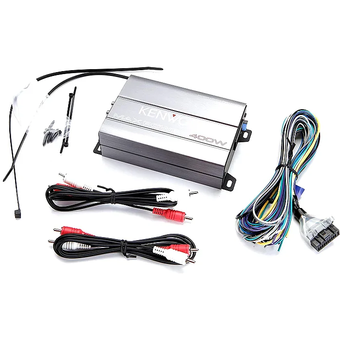 Kenwood KAC-M1814 4 Channel Compact Digital Speaker Amplifier 400 Watt