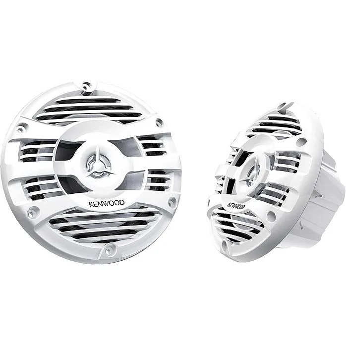 Kenwood KFC-1653MRW 6.5" 16cm 2-way 2-way Coaxial Flush Mount Marine Audio Speakers
