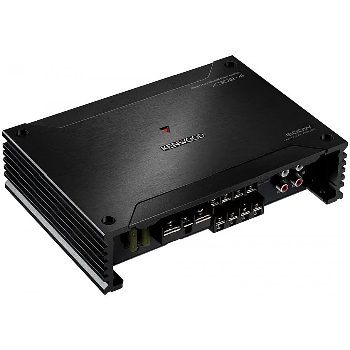 Kenwood X302-4 X-Series Class D 4 Channel Car Audio Power Amplifier