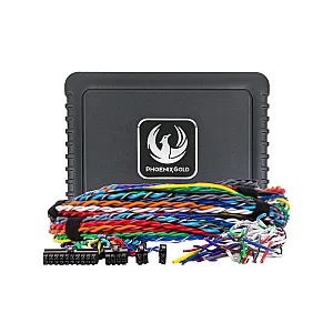 Phoenix Gold ZDA4.8-UNI3 4 Channel Universal Class A/B DSP Amplifier and 300cm Power-Up kit 