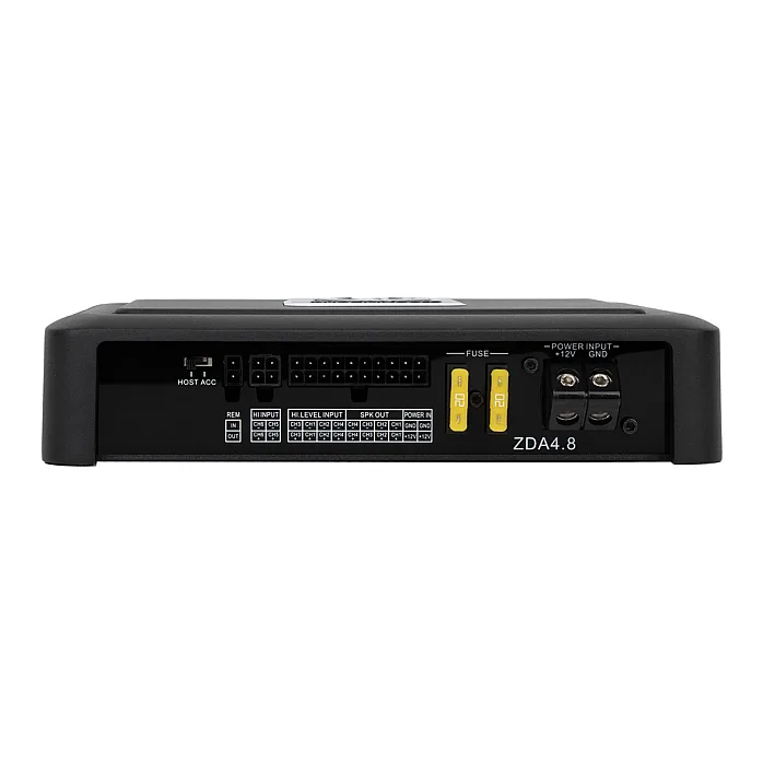 Phoenix Gold ZDA4.8-UNI3 4 Channel Universal Class A/B DSP Amplifier and 300cm Power-Up kit 