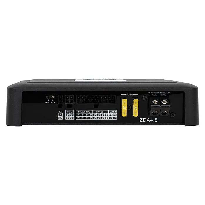 Phoenix Gold ZDA4.8-UNI6 4 Channel Universal Class A/B DSP Amplifier and 600cm Power-Up kit