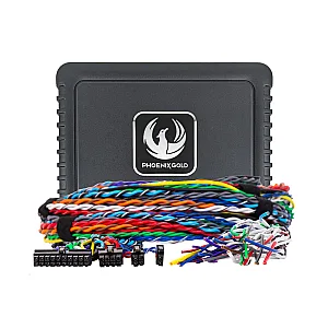 Phoenix Gold ZDA6.8-UNI3 Universal 6 Channel Class A/B DSP Amplifier and 300cm Power-Up kit 