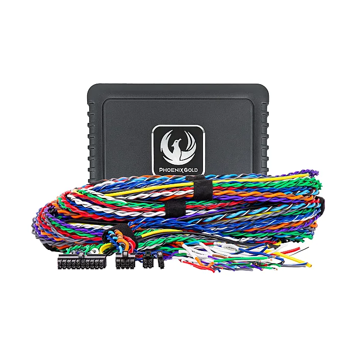 Phoenix Gold ZDA6.8-UNI6 Universal 6 Channel Class A/B DSP Amplifier and 600cm Power-Up kit