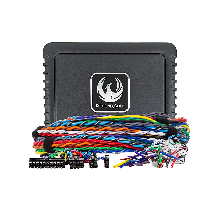 Phoenix Gold ZDA8.8-UNI3 Universal 8 Channel Class A/B DSP Amplifier Power-Up kit 300cm Long