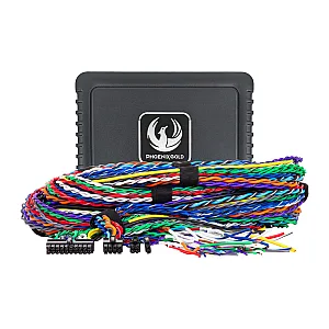 Phoenix Gold ZDA8.8-UNI6 Universal 8 Channel Class A/B DSP Amplifier Power-Up kit 600cm Long