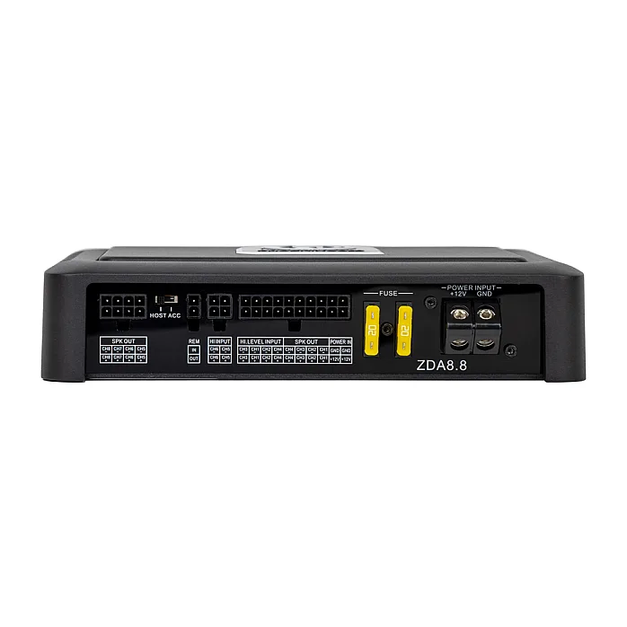 Phoenix Gold ZDA8.8 - Class A/B 8 Channel Bluetooth Amplifier with 8 Channels DSP