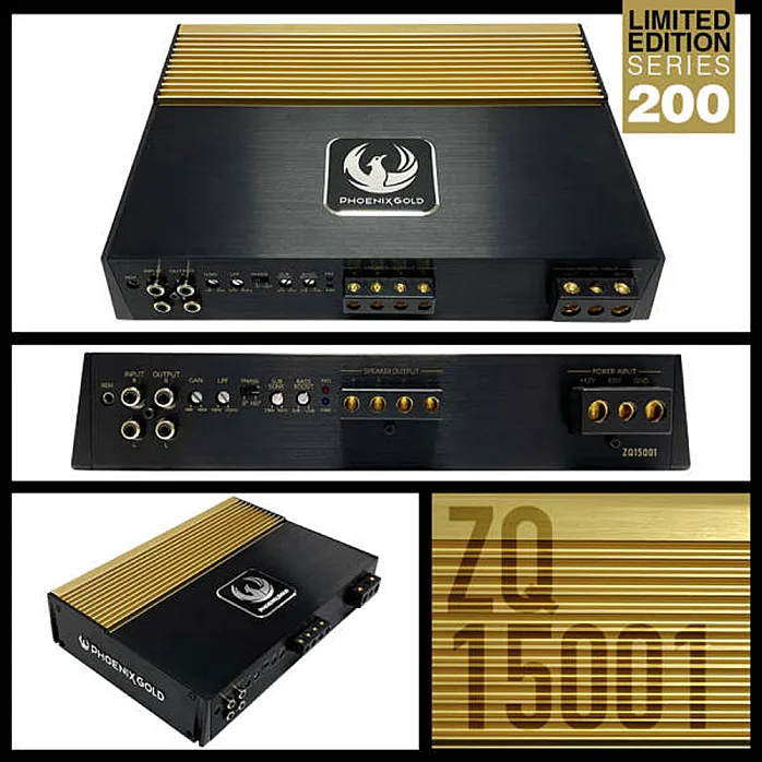 Phoenix Gold ZQ15001 ZQ Series Class D Monoblock High End Amplifier 1500W