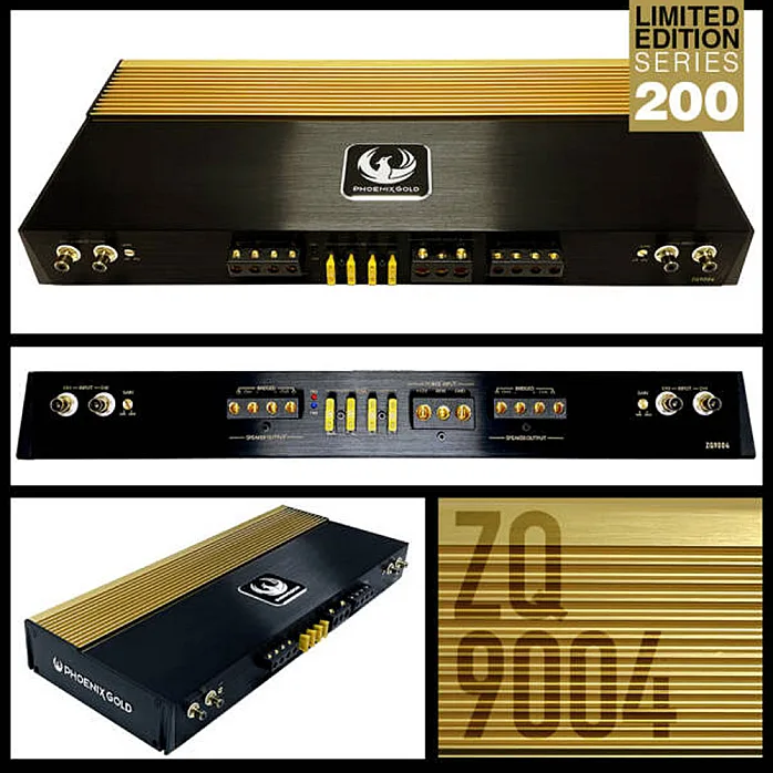 Phoenix Gold ZQ9004 ZQ-Series 4 Channel High End Car Amplifier