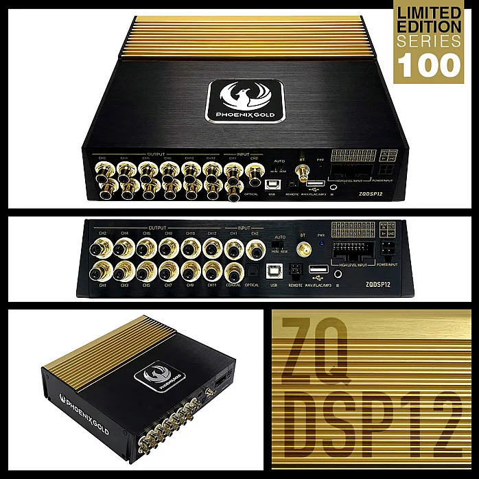 Phoenix Gold ZQDSP12 ZQ Series 12 Channel High End Digital Signal Processor