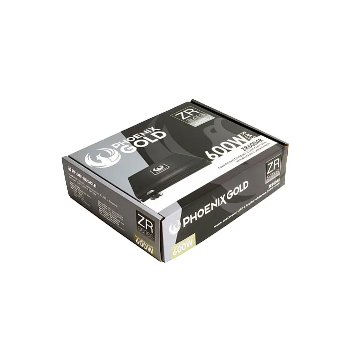 Phoenix Gold ZR6004R ZR-Series 4 Channel Class D Amplifier with Bass Remote 600W