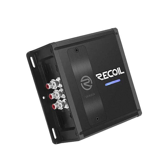 Recoil DII400.4 Ultra Compact Class D 4 Channel Bridgeable Amplifier Max 800 Watts