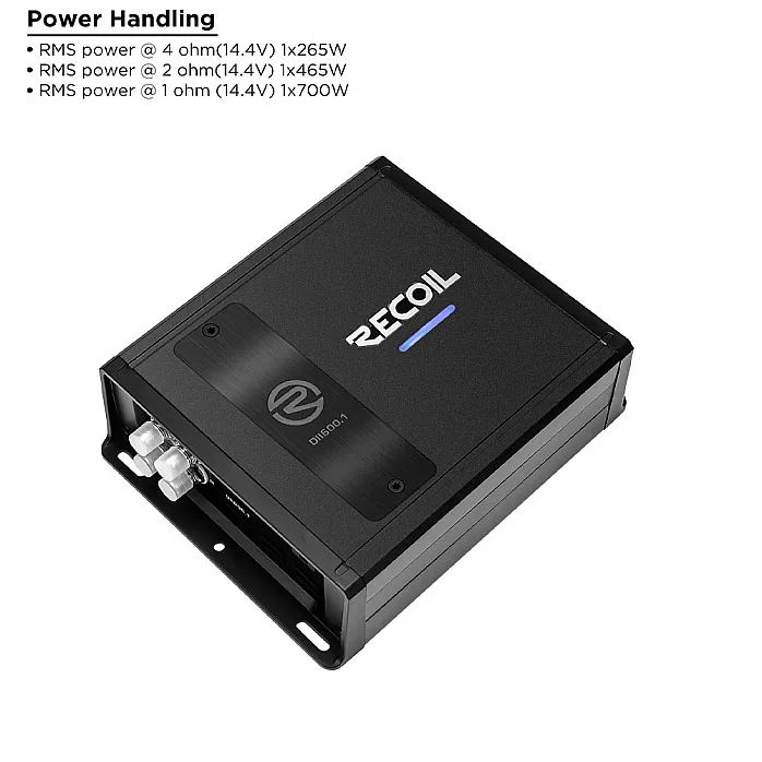 Recoil DII600.1 DII Series MonoBlock Amplifier 
