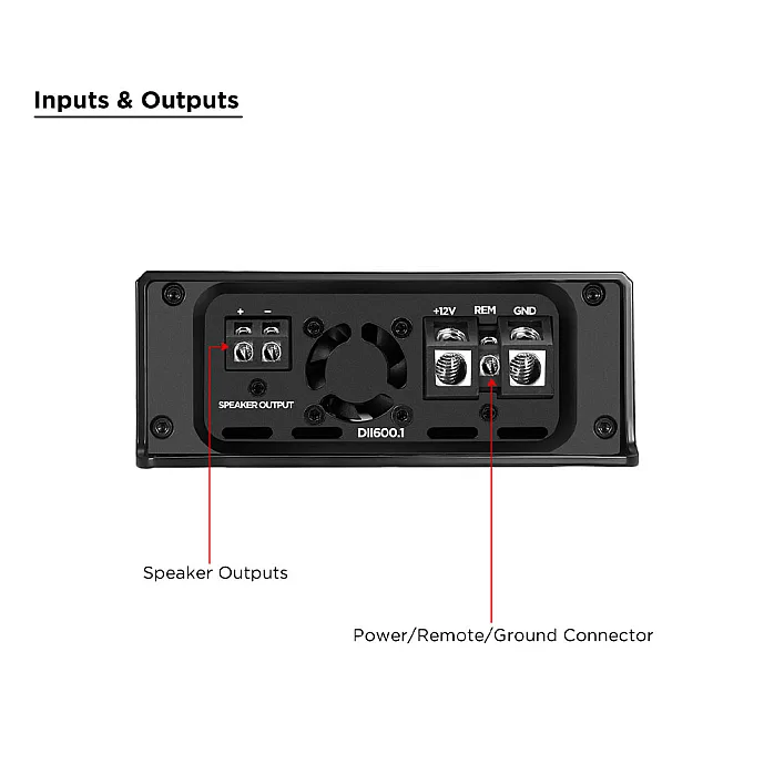 Recoil DII600.1 DII Series MonoBlock Amplifier 