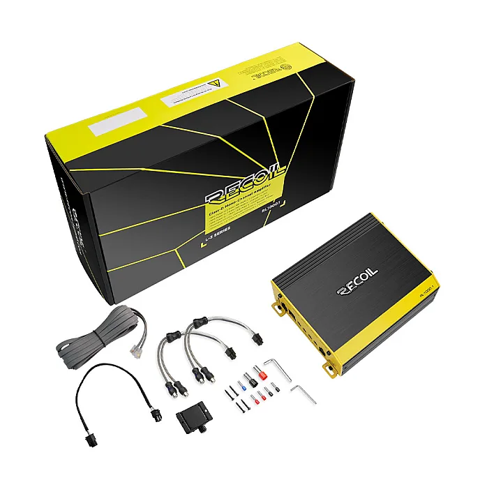 Recoil RL1000.1 L-3 Series Mono Block Amplifier 1000W RMS