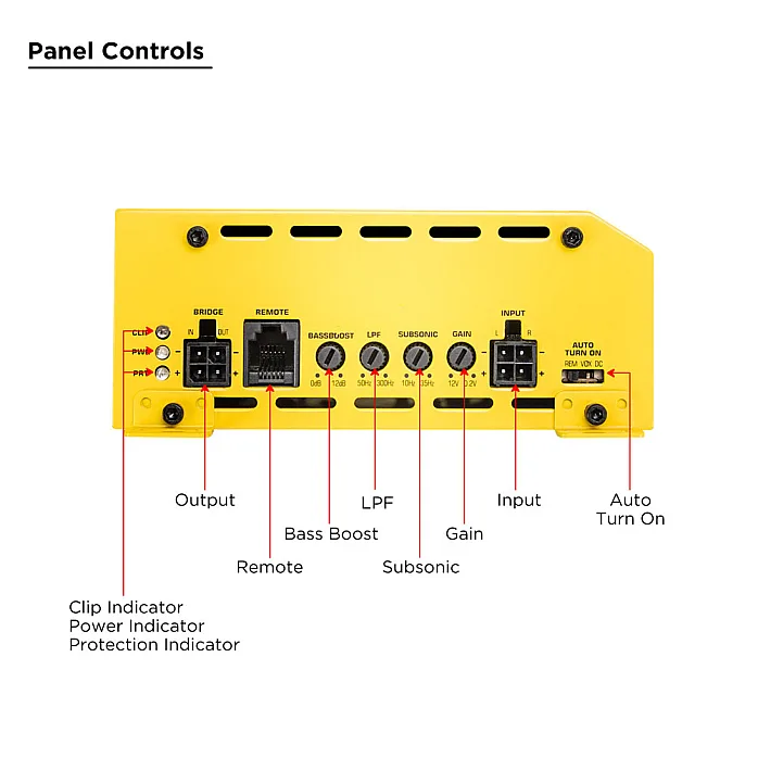 Recoil RL680.1 Class D Mono Car Amplifier 680W
