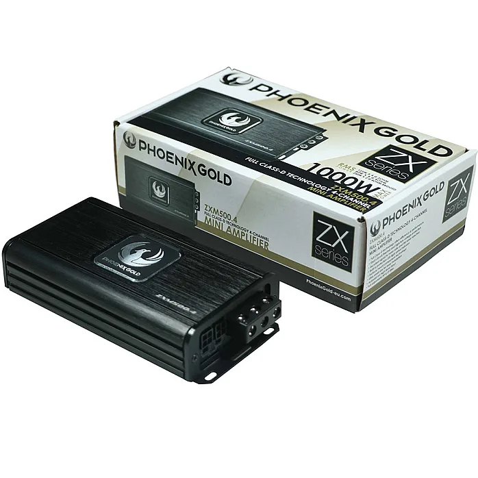 Phoenix Gold ZXM500.4 Class-D 4 Channel Mini Amplifier