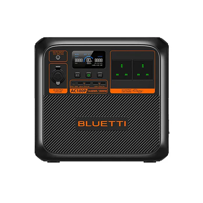 BLUETTI AC180P Portable Power Station 1,800W, 1,440Wh