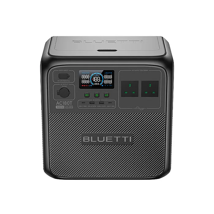 BLUETTI AC180T Solar Portable Power Station 1,800W / 1,433Wh