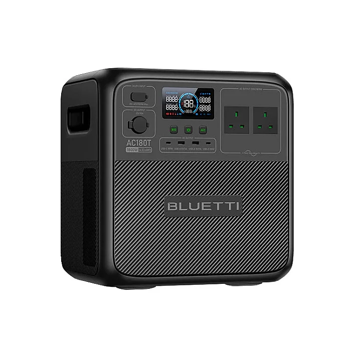 BLUETTI AC180T Solar Portable Power Station 1,800W / 1,433Wh
