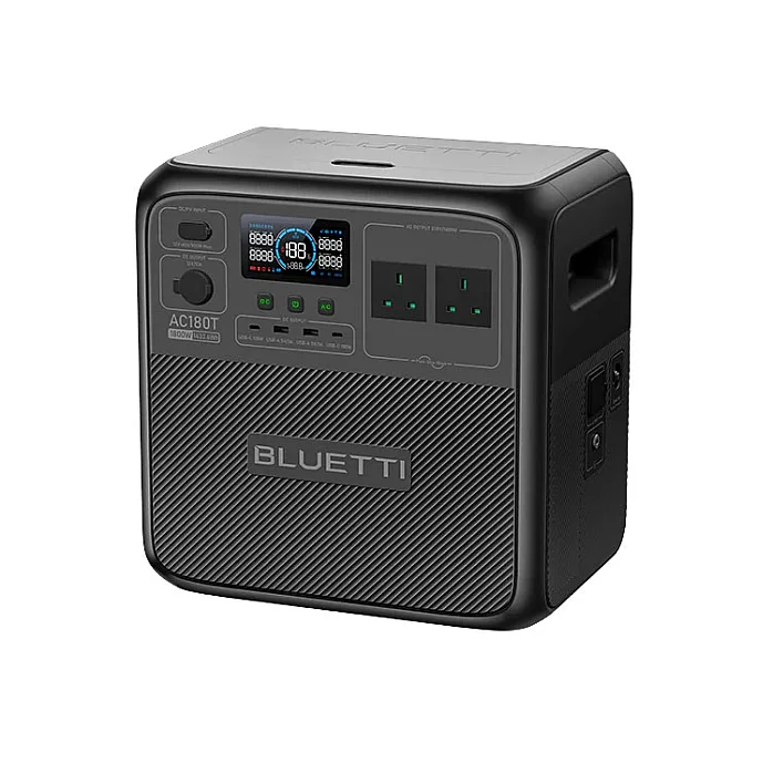 BLUETTI AC180T Solar Portable Power Station 1,800W / 1,433Wh