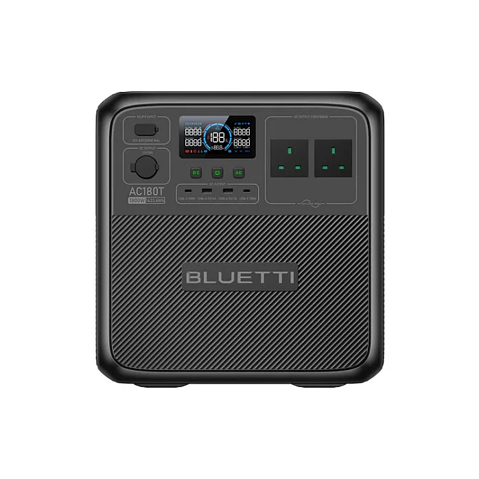 BLUETTI AC180T Solar Portable Power Station 1,800W / 1,433Wh