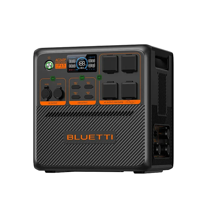 BLUETTI AC240P Portable Power Station 2,400W, 1,843Wh