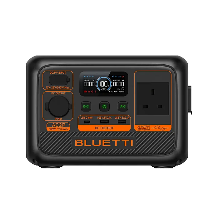 BLUETTI AC2P Premium Portable Battery Power Station 300W 230Wh