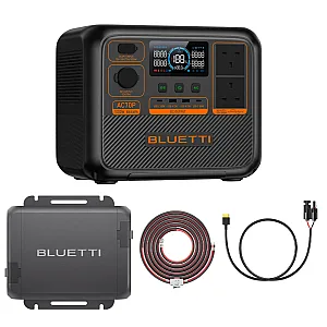 Bluetti AC70P Power Station With Charger 1 & Wiring Kit + MC4 to XT60 Solar Charging Cable