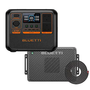 Bluetti AC70P Premium Portable Battery Power Station 1,000W 864Wh With Charger 2 & Wiring Kit