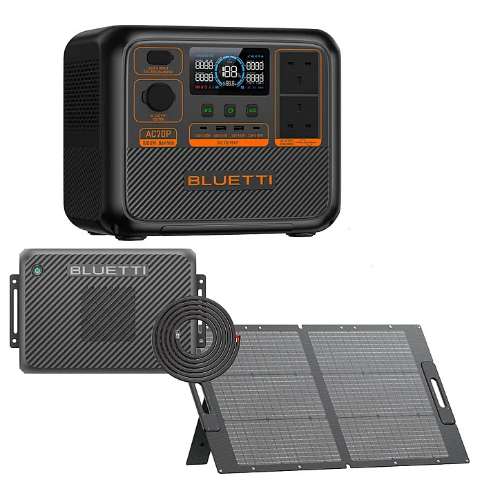 Bluetti AC70P Premium Power station + Off Grid 1