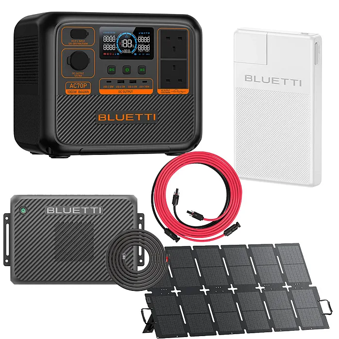 Bluetti AC70P Premium Power station + Off Grid 1