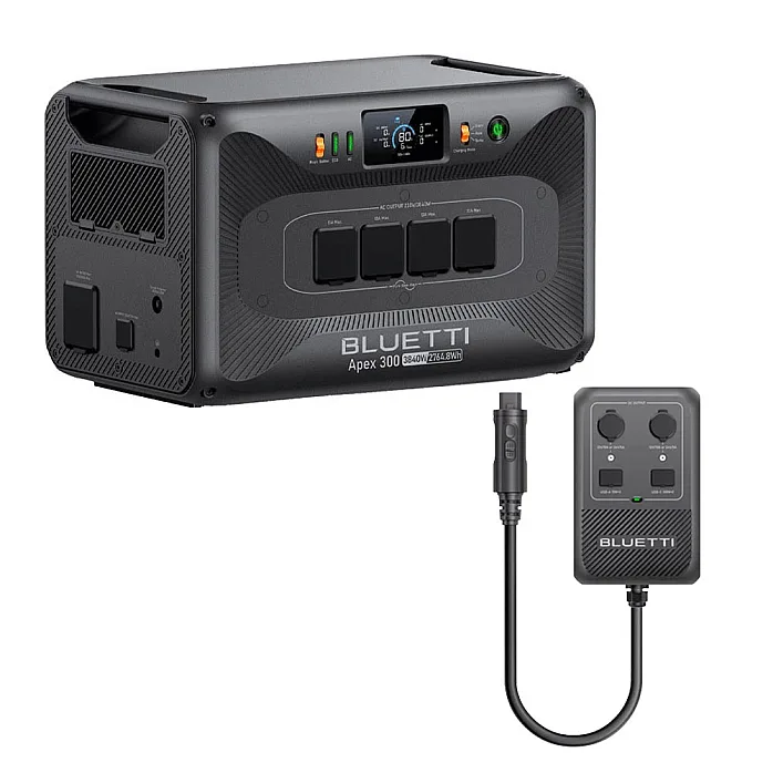 Bluetti Apex 300 Portable Power Station With DC 7 Ports Power Hub
