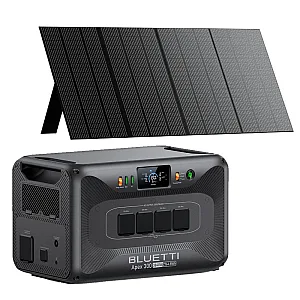Bluetti Apex 300 Portable Power Station With 350W Foldable IP65 Solar Panel