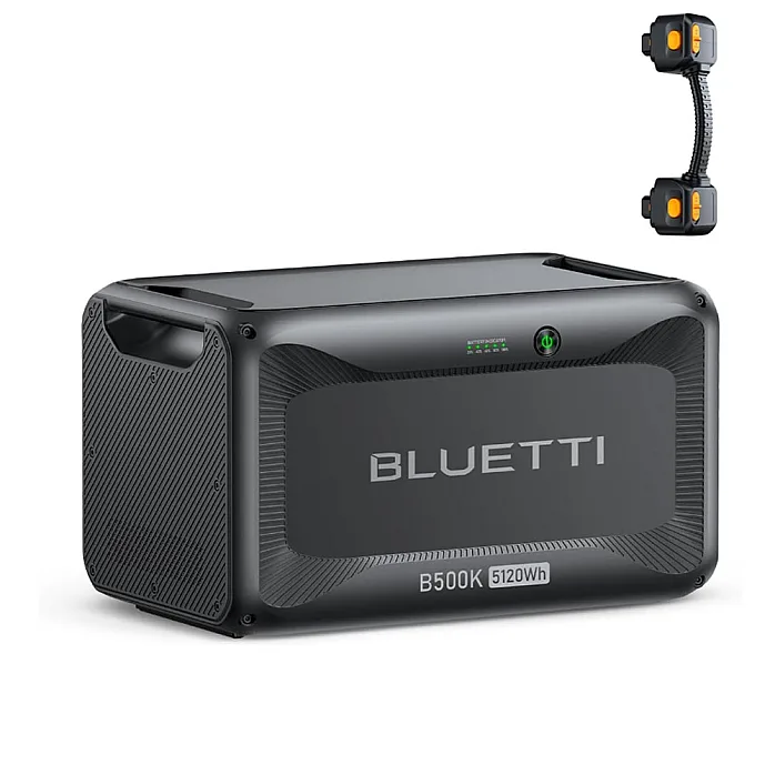Bluetti B500K2 Expansion Battery 5120Wh With 90 Deg Stack Cable