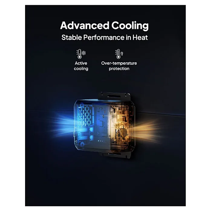BLUETTI AC180P Portable Power Station 1,800W, 1,440Wh With Fast Charger & Wiring Kit