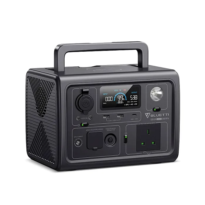 Bluetti EB3A 8 Outlets, App Control Portable Power Station 600W / 268Wh