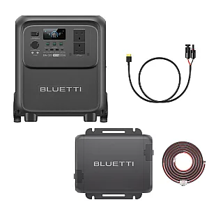 Bluetti Elite 320 Power Station With Charger 1 + Wiring Kit & MC4 to XT60 Solar Charging Cable