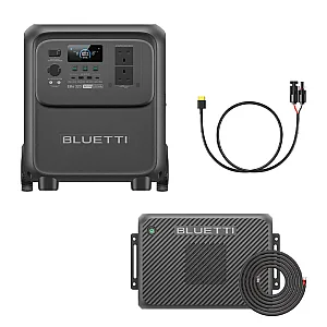 Bluetti Elite 320 Power Station With Charger 2 + Wiring Kit & MC4 to XT60 Solar Charging Cable